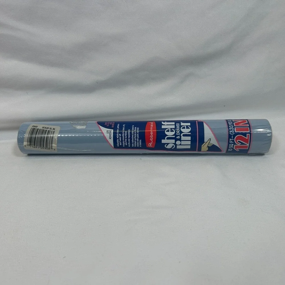 Vintage Rubbermaid Shelf Liner 1990 w/Back‎ Adhesive 10ft x 12